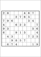 Sudoku &agrave; imprimer