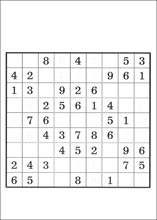 Sudoku &agrave; imprimer