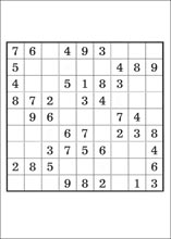 Sudoku &agrave; imprimer