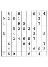 Sudoku &agrave; imprimer