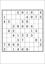 Sudoku &agrave; imprimer