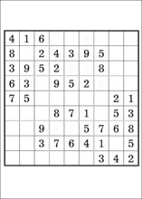 Sudoku &agrave; imprimer
