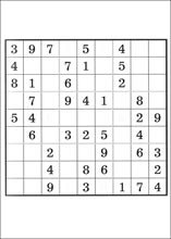 Sudoku &agrave; imprimer