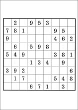 Sudoku &agrave; imprimer