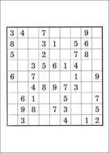 Sudoku &agrave; imprimer
