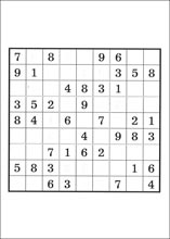 Sudoku &agrave; imprimer