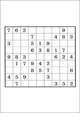 Sudoku &agrave; imprimer