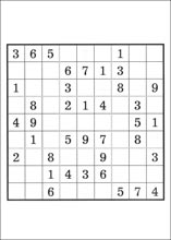 Sudoku &agrave; imprimer