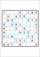 Sudoku &agrave; imprimer