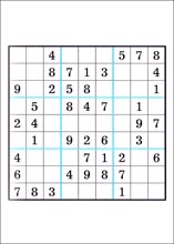 Sudoku &agrave; imprimer