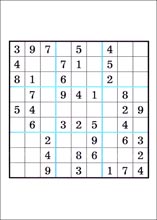 Sudoku &agrave; imprimer