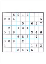 Sudoku &agrave; imprimer
