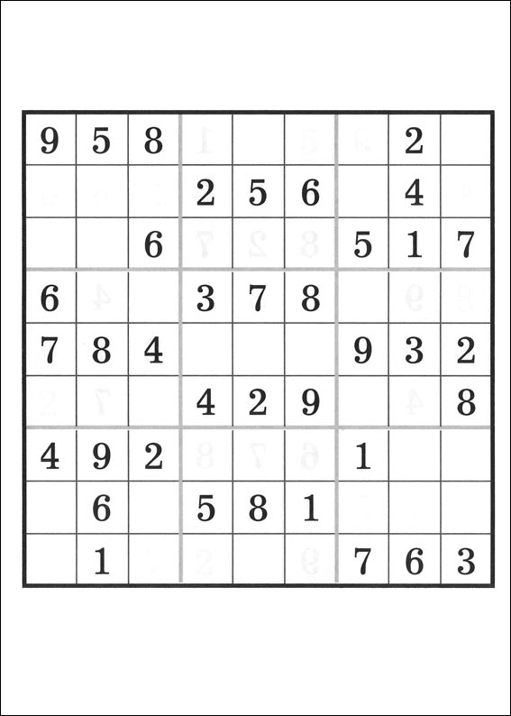 Jeux du sudoku � imprimer
