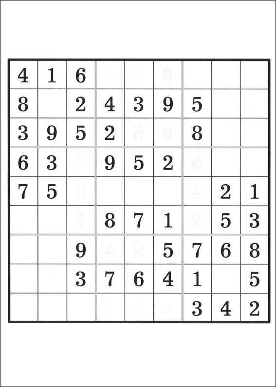 Jeux du sudoku � imprimer