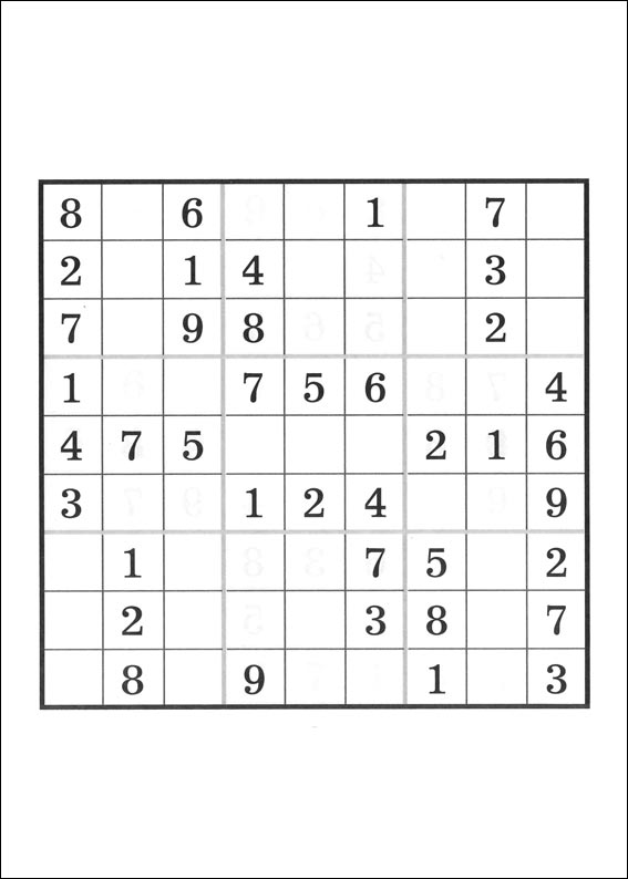 Jeux du sudoku � imprimer