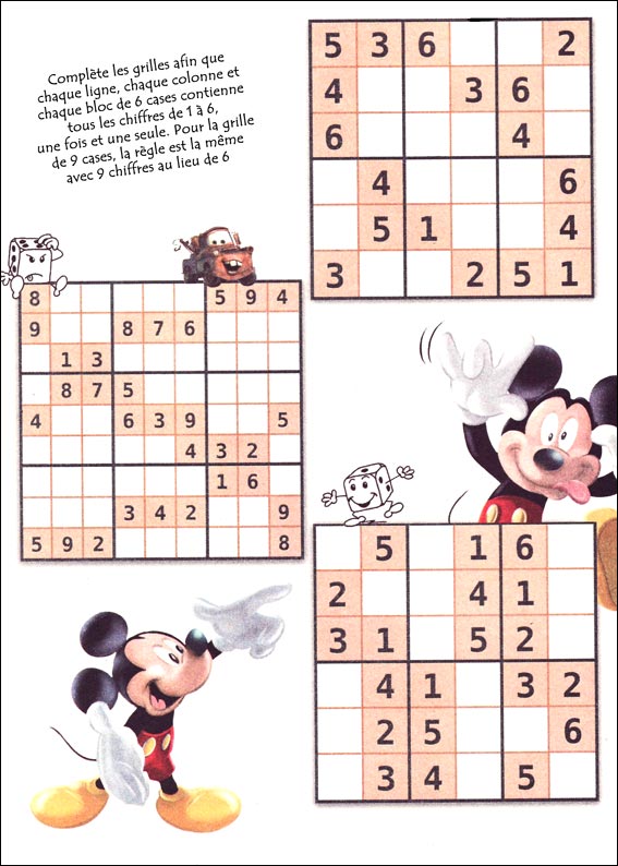 Jeux du sudoku � imprimer