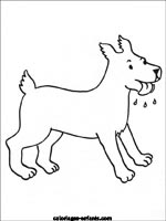 Coloriage de chien