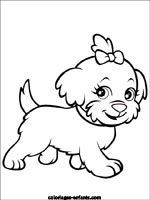 Coloriage de chien