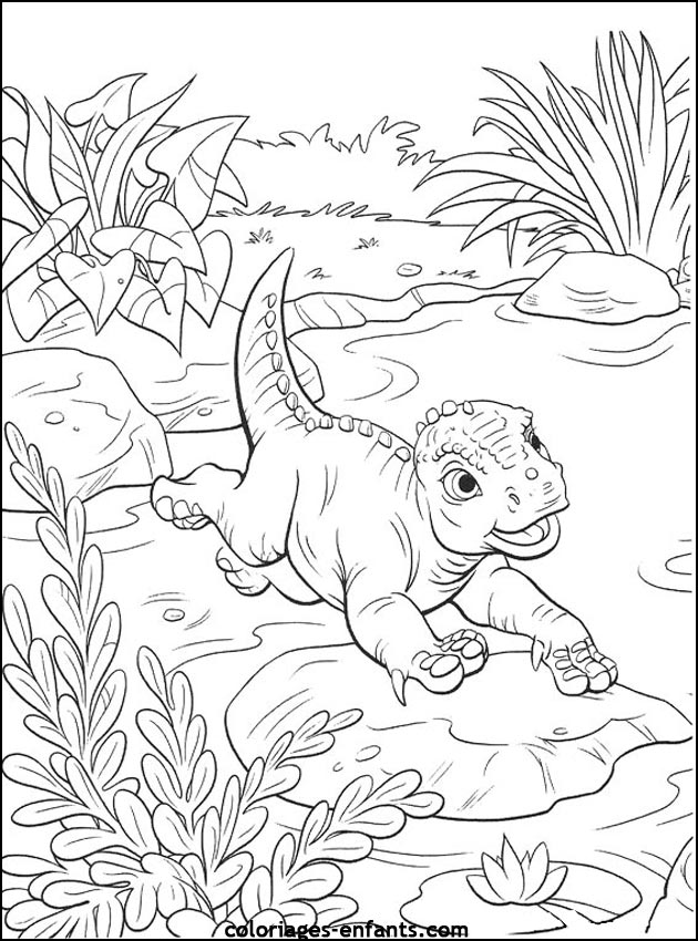 coloriage de dinosaure