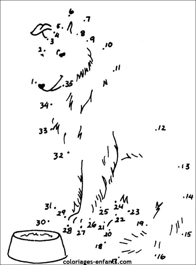 jeux de chiens pour coloriages-enfants