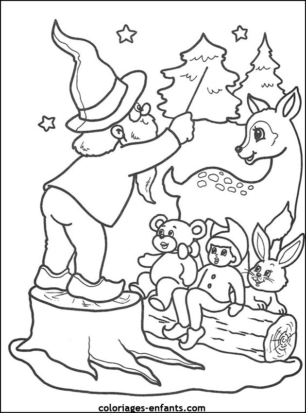 Coloriage De Noel Pere Noel