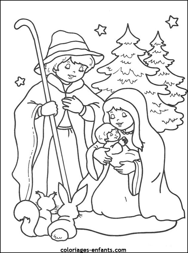 Coloriage de Noël à imprimer sur coloriages-enfants.com