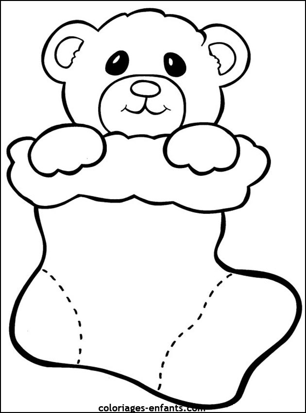 Coloriage de Noël à imprimer sur coloriages-enfants.com