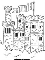 Coloriages Et Jeux De Chateaux Forts