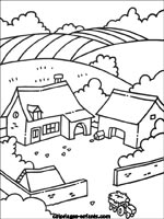 Coloriages de la ferme