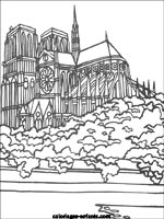 Coloriages de Notre-Dame