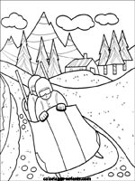 Coloriages de montagne