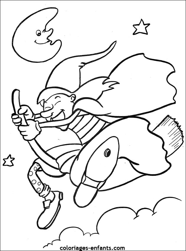 Les coloriages de sorcires